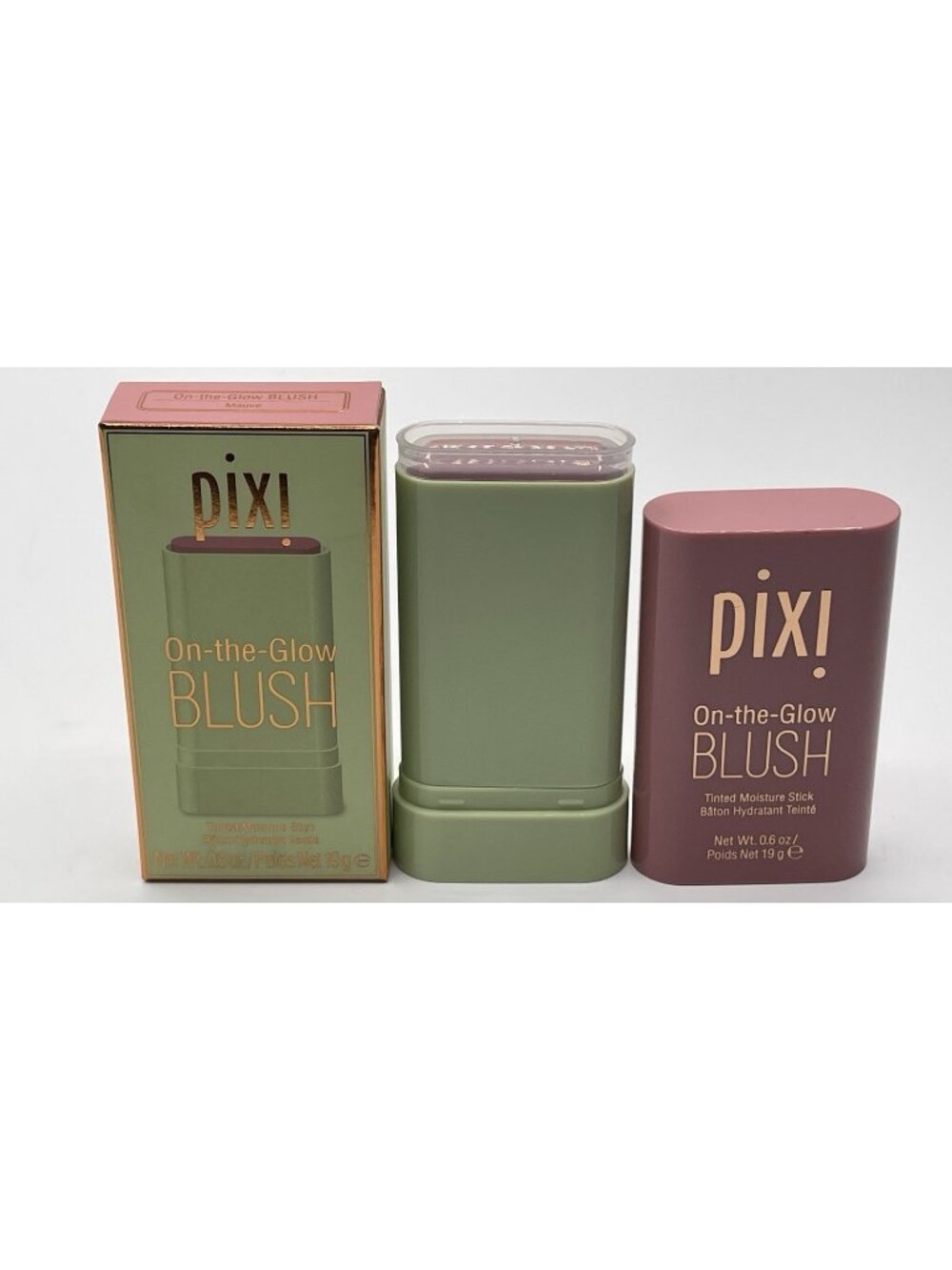 Pixi On-the-Glow Blush | Mauve | 19g Tinted Moisturizer Stick